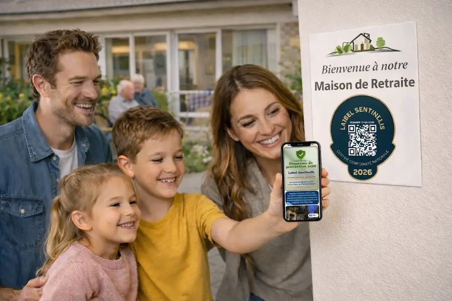 maison de retraite sentinelis QRCODE