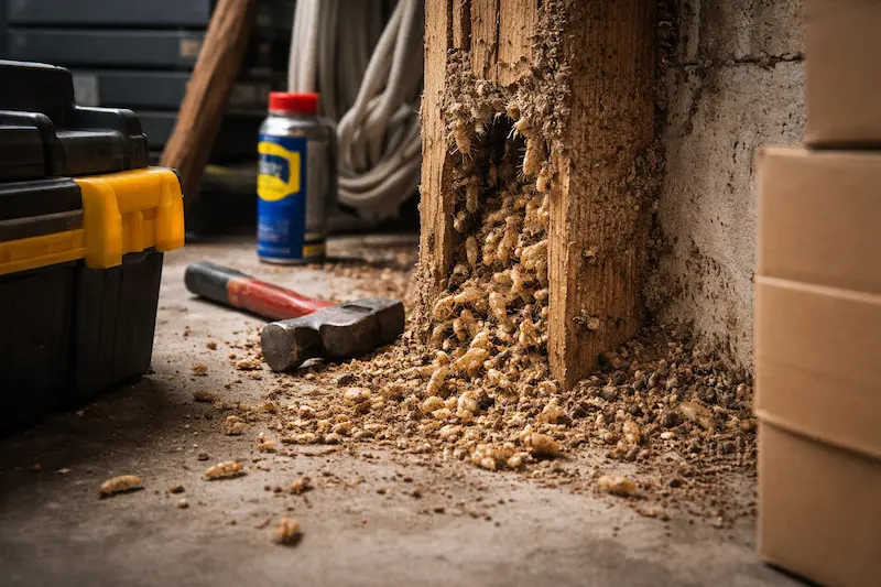 termites garage